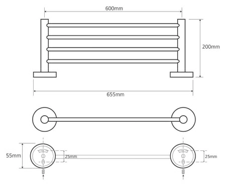 Полка Bemeta Omega 104105082 Полка Bemeta Omega 104105082