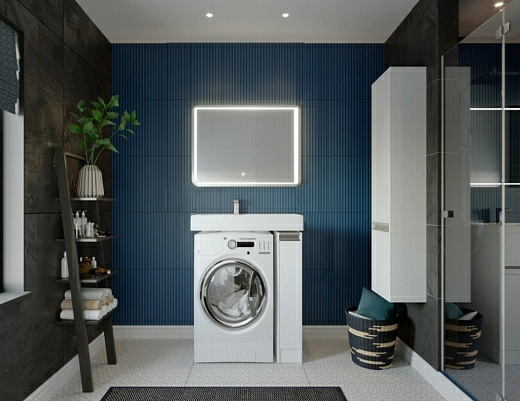 Тумба Акватон Лондри под стиральную машину 20 см, 1A236101LH010, напольная Тумба Акватон Лондри под стиральную машину 20 см, 1A236101LH010, напольная