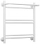 Полотенцесушитель водяной Стилье Версия-Н1 600х500 (Полка+1+2+2) П 16