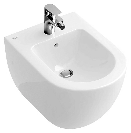 Биде подвесное Villeroy &amp; Boch Subway 7400 0001 alpin