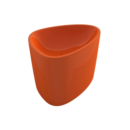Раковина Bocchi Etna моноблок 1162-012-0125, оранжевая