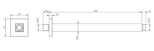 Держатель для душа Villeroy&Boch, TVC00002100076 Держатель для душа Villeroy&Boch, TVC00002100076