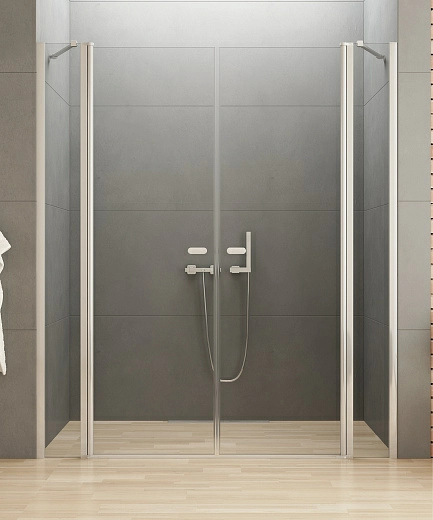 Дверь в нишу New Trendy NEW RENOMA BLACK P 90x195