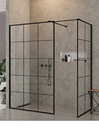Душевая перегородка walk-in New Trendy NEW MODUS BLACK 150x90x200 (var 14) Душевая перегородка walk-in New Trendy NEW MODUS BLACK 150x90x200 (var 14)