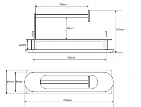 Держатель туалетной бумаги Bemeta Hotel 134103012 20 x 10 x 6 см, хром