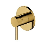 Смеситель Omnires Y Y1245GL для душа, скрытого монтажа, круг, золото Смеситель Omnires Y Y1245GL для душа, скрытого монтажа, круг, золото