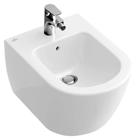 Биде подвесное Villeroy & Boch Subway 2.0 5406 00 01 alpin Биде подвесное Villeroy & Boch Subway 2.0 5406 00 01 alpin