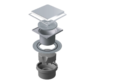 Точечный трап 2в1 Pestan Confluo Standart Vertical Plate 10x10, 13704225 Точечный трап 2в1 Pestan Confluo Standart Vertical Plate 10x10, 13704225