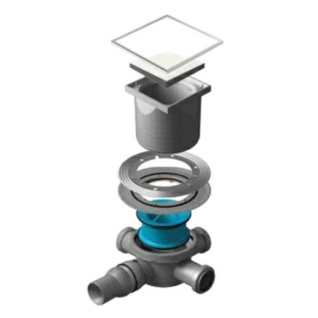 Точечный трап Pestan Confluo Standard White Glass 3, 13000095 Точечный трап Pestan Confluo Standard White Glass 3, 13000095