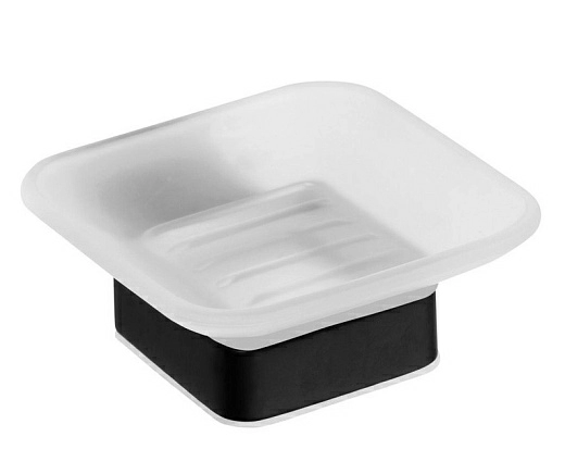 Мыльница Bemeta Nero 135008020 10.3 x 11.7 x 4.2 см настенная, черный