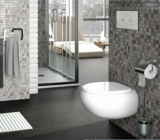 Кнопка смыва пневматическая OLI Blink 093399 сталь хром