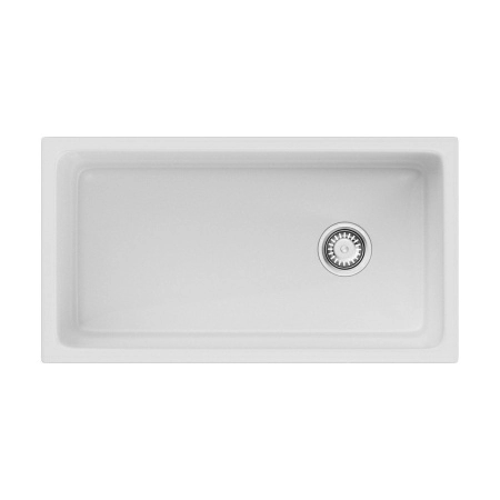 Кухонная мойка из керамики Omoikiri Tokara 88-U/I-WH Glossy Side Natceramic/белый Кухонная мойка из керамики Omoikiri Tokara 88-U/I-WH Glossy Side Natceramic/белый