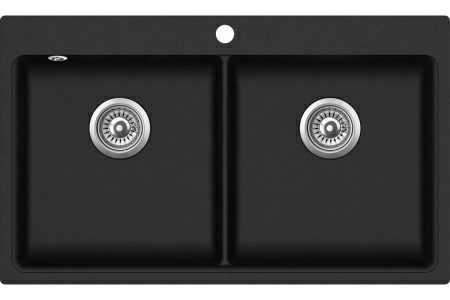 Кухонная мойка AquaSanita MAGNA SQM200 (черный металлик) Кухонная мойка AquaSanita MAGNA SQM200 (черный металлик)