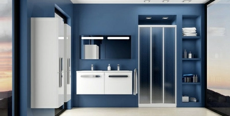 Душевая дверь в нишу Ravak ASDP3-90 Pearl, профиль белый