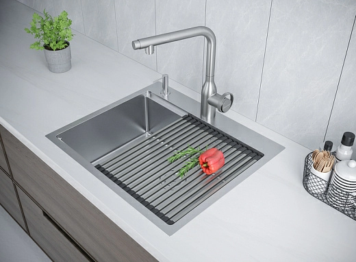 Кухонная мойка PAULMARK BRIM-PRO PM705951-BS