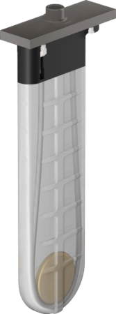 Внешняя часть Hansgrohe sBox Square 28010340, черный хром