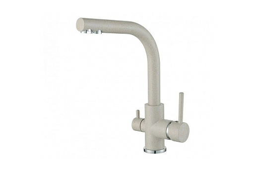 Смеситель для кухонной мойки Aquasanita Akvaduo 2663 (бежевый)