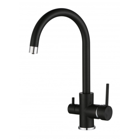 Смеситель AquaSanita Sabiaduo 2963 601 black metallic Смеситель AquaSanita Sabiaduo 2963 601 black metallic
