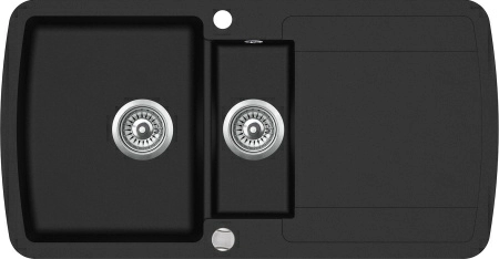 Мойка AquaSanita Lira SQL 151 601 AW black metallic Мойка AquaSanita Lira SQL 151 601 AW black metallic