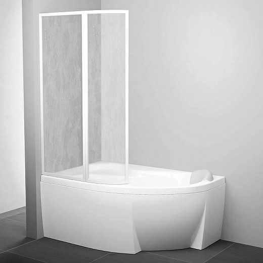 Шторка на ванну Ravak VSK2 Rosa 150 L Rain