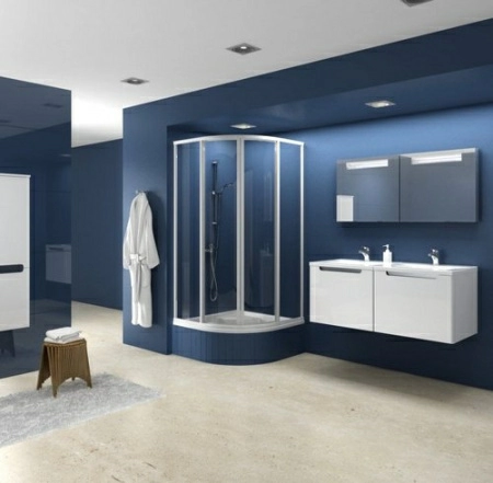 Душевой уголок Ravak Supernova SKCP4-80 полистирол SABINA white+Pearl