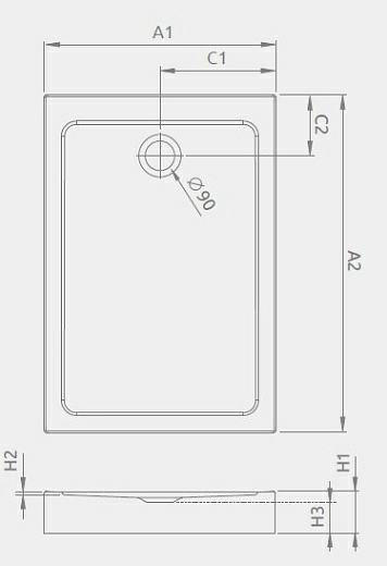 Душевой поддон Radaway Doros F Compact 90x70x12 Душевой поддон Radaway Doros F Compact 90x70x12