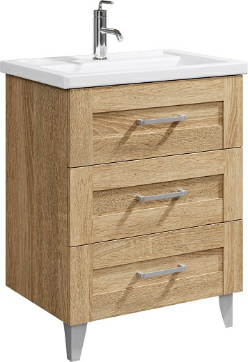 Тумба напольная Aqwella Фостер 70 под умывальник дуб сонома