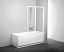 Шторка на ванну Ravak VS2 105 Rain, профиль белый