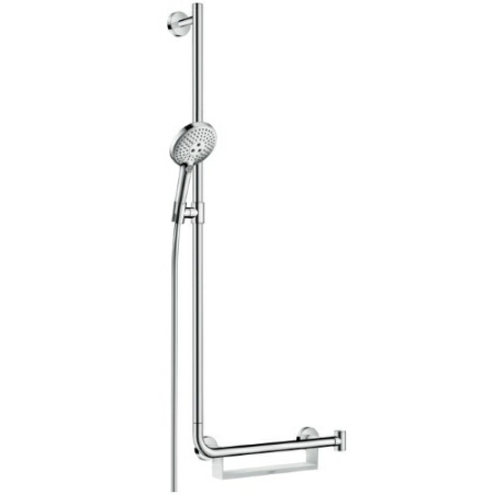 Душевой гарнитур Hansgrohe Raindance Select S 120 U'Comfort 110 см, цвет хром/белый Душевой гарнитур Hansgrohe Raindance Select S 120 U'Comfort 110 см, цвет хром/белый