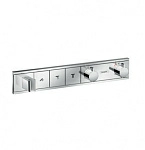 Смеситель для душа Hansgrohe RainSelect 15356000, 3 потребителя, термостатический, хром