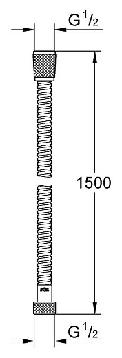 Душевой шланг Grohe Relexa 28105000
