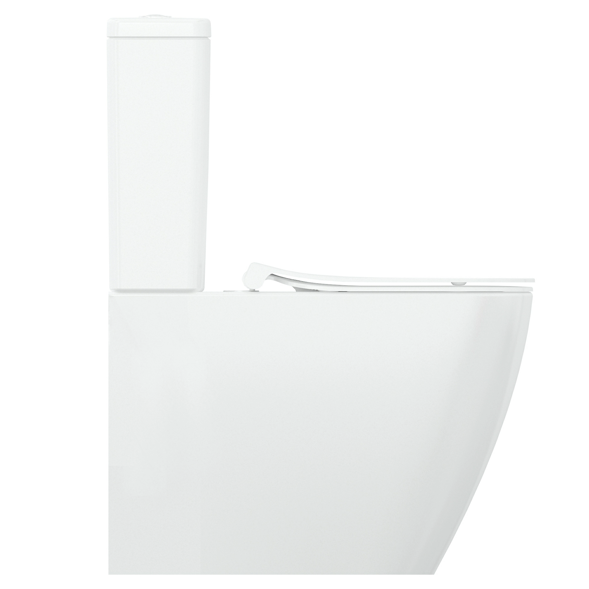 Напольный унитаз Ideal Standard i.life S RimLS+ с бачком и сиденьем Soft-Close, пристенный