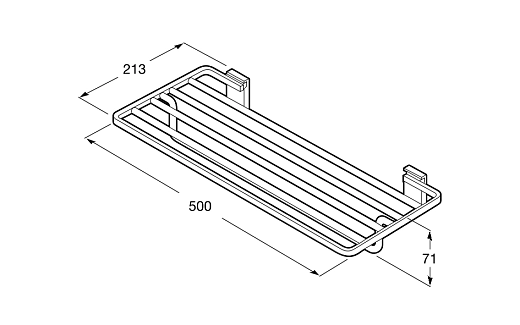 Полотенцедержатель Roca Rubik, 816848001
