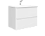 Тумба Welto 80 с 2 ящ. подвесная белая