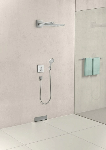 Шланговое подсоединение Hansgrohe Fixfit Square 26455140, бронза матовый