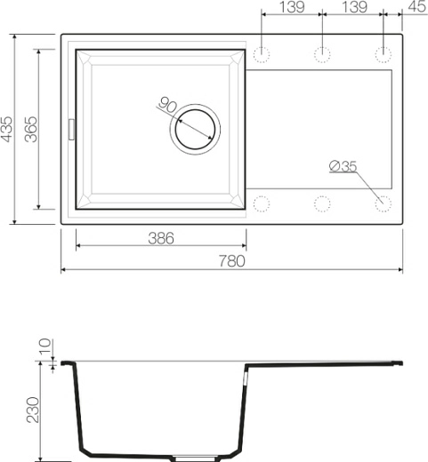 Мойка кухонная Omoikiri Sakaime 78-PL 4993196 платина Мойка кухонная Omoikiri Sakaime 78-PL 4993196 платина