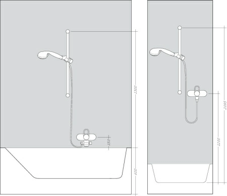 Штанга для душа Hansgrohe Unica’S Puro 90 см, 28631820, хром Штанга для душа Hansgrohe Unica’S Puro 90 см, 28631820, хром
