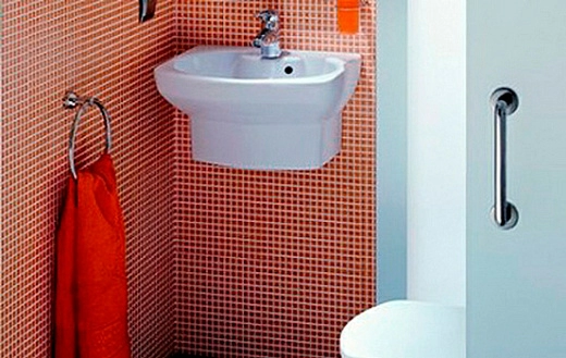 Мини-раковина Roca Dama Senso Compacto 327514000, 48 x 37,5 см, с полупьедсталом Мини-раковина Roca Dama Senso Compacto 327514000, 48 x 37,5 см, с полупьедсталом