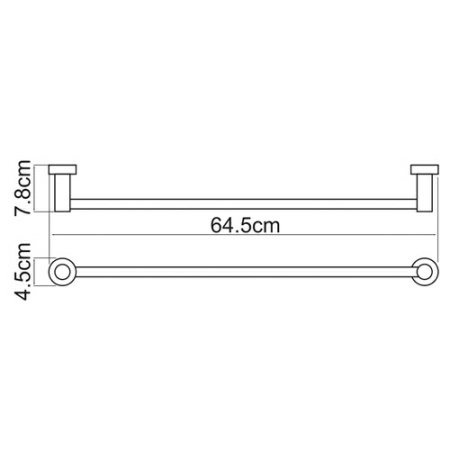Полотенцедержатель WasserKRAFT Donau 9430 Полотенцедержатель WasserKRAFT Donau 9430