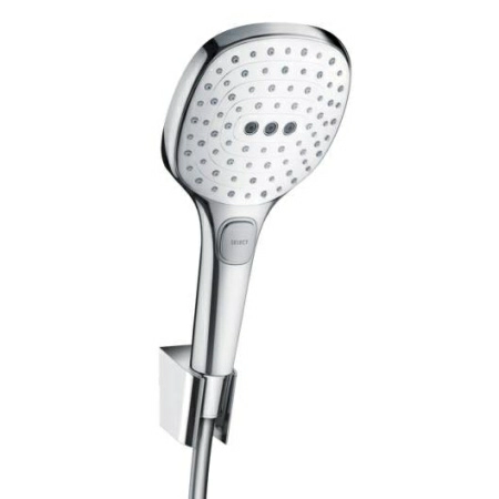Душевой гарнитур Hansgrohe Raindance Select E 120 Porter Set 26700400, хром/белый Душевой гарнитур Hansgrohe Raindance Select E 120 Porter Set 26700400, хром/белый