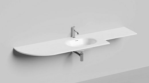 1402204M Раковина столешница Salini ONDA FLOW OVAL КОНСТРУКТОР (S-Stone, матовый)