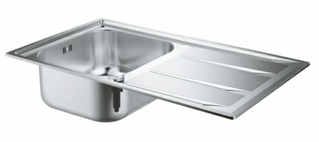 Мойка Grohe K400 из нержавеющей стали с корзинчатым вентилем, 31566SD0, левая/правая Мойка Grohe K400 из нержавеющей стали с корзинчатым вентилем, 31566SD0, левая/правая