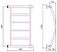 Полотенцесушитель водяной Стилье Минор 0602 600х400 (4) Г