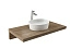 Умывальник накладной Ravak  MOON 3 46,3 x 38,9 см, без перелива