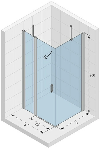 Душевой уголок Riho Novik Z203 90x90
