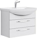 Тумба подвесной Aqwella Аллегро 70 под умывальник белая (2 ящика) Тумба подвесной Aqwella Аллегро 70 под умывальник белая (2 ящика)