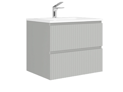 Тумба Raval Coste 60 подвесная Светло-серая Тумба Raval Coste 60 подвесная Светло-серая