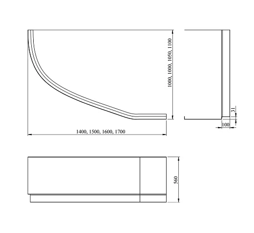 Акриловая ванна Lavinia Boho Bell Pro 140*95 см, L Акриловая ванна Lavinia Boho Bell Pro 140*95 см, L