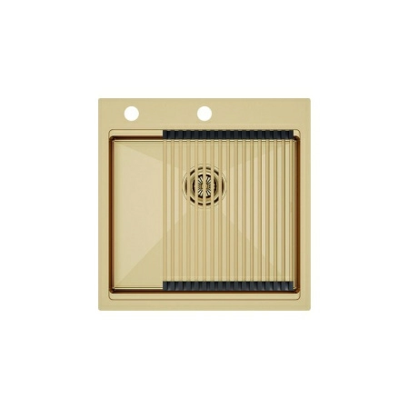 Кухонная мойка PAULMARK KRONER-PRO PM705151-BG Кухонная мойка PAULMARK KRONER-PRO PM705151-BG