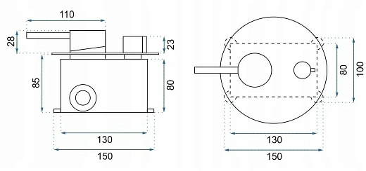 Душевая система скрытого монтажа Rea LUNGO-MILER TERMOSTAT CHROME с термостатом, хром